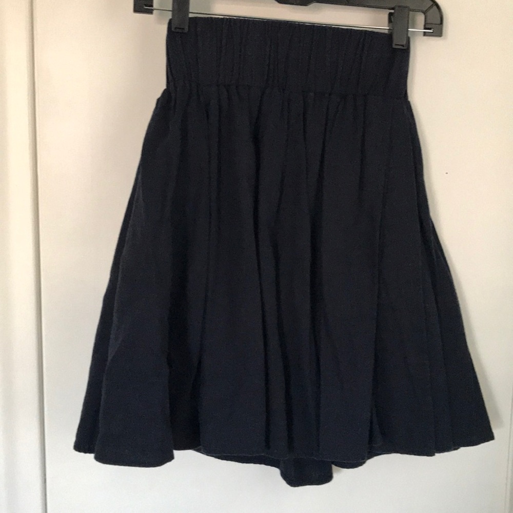 Sparkle and fade navy blue skirt
